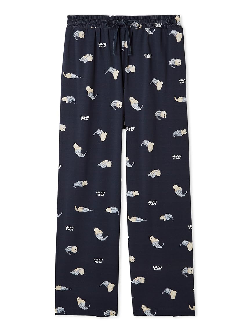 

Gelato Pique HOMME Длинные брюки с принтом спящего кота PMCP254954NVYL