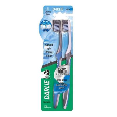 Charcoal Spiral Soft Bristle Toothbrush