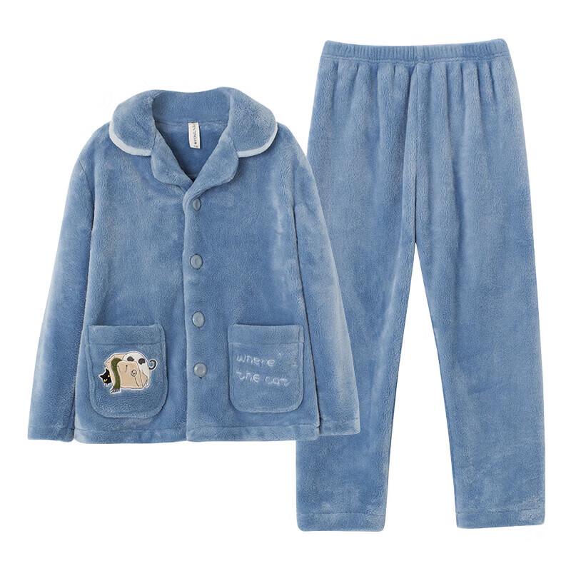 Fenteng Boys' Flannel Pajamas