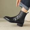 Fashion 2024 New Autumn Women Shoes Chelsea Women Boots Winter Block Ankle Boots for Women Zapatos De Mujer Womens Chunky Boots