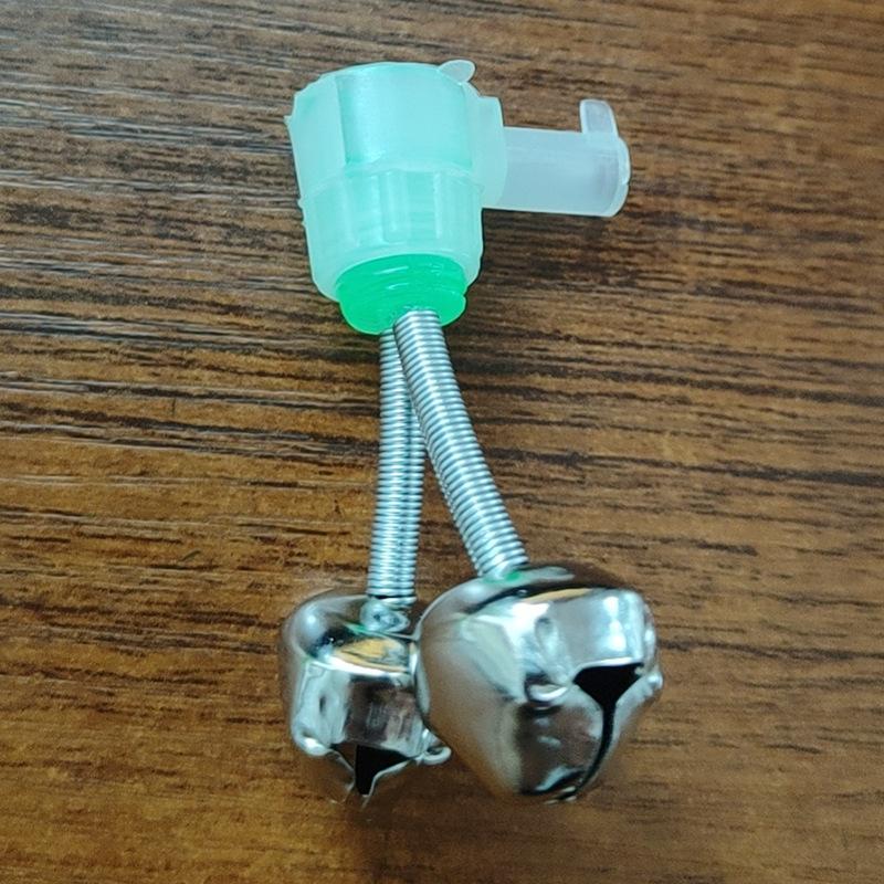 5 ks/sada Rybářský prut Mořský prut se světelným alarmem Zvonek Plastový klip Zvonek Spona Světelný rybářský zvonek