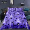 2/3PCS Soft Paris Eiffel Tower Duvet Cover Set Love Heart 3D Print King Queen Bedding Set Microfiber Quilt Cover Home Textile