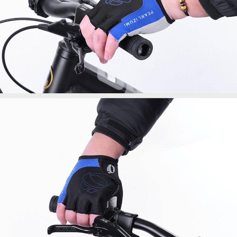 Anti-sweat Half Finger Cycling Gloves Anti Shock Road Bike Sports Gloves  Power Lifting