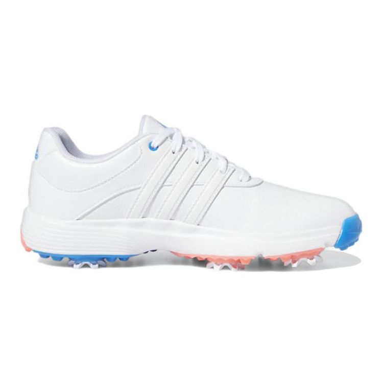Adidas Tour 360 22 J White Blue Rush Kids Sneakers Cloud-White GV9665