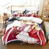 Azur Lane Luxury Bedding Set Japan Anime Cartoon Duvet Cover Set Comforter Bedspread Linen Twin Single Size Printed Home Textile