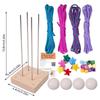 ABBP-Parachute Cord Monkey Fist Kit - Paracord, DIY Craft Rope, Fun Educational Activity For All Ages
