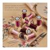 Handcrafted Embroidery Hand-dyed 100% Silk Embroidery Thread Mulberry Silk Thread Embroidery Flower Thread True Thread Silk Thread 10 Colors 220m