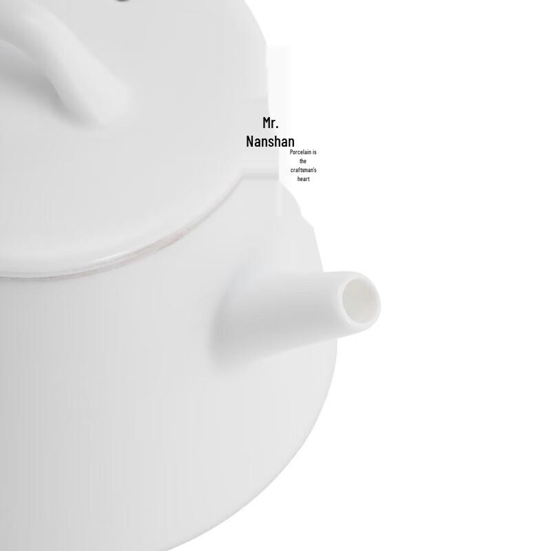 Nanshan Mr. Mutton-Fat Jade Glaze Gongfu Teapot