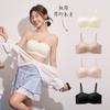 Japanese summer strapless underwear women's non-slip will not fall off, anti-light invisible tube top gathering seamless breathable bra