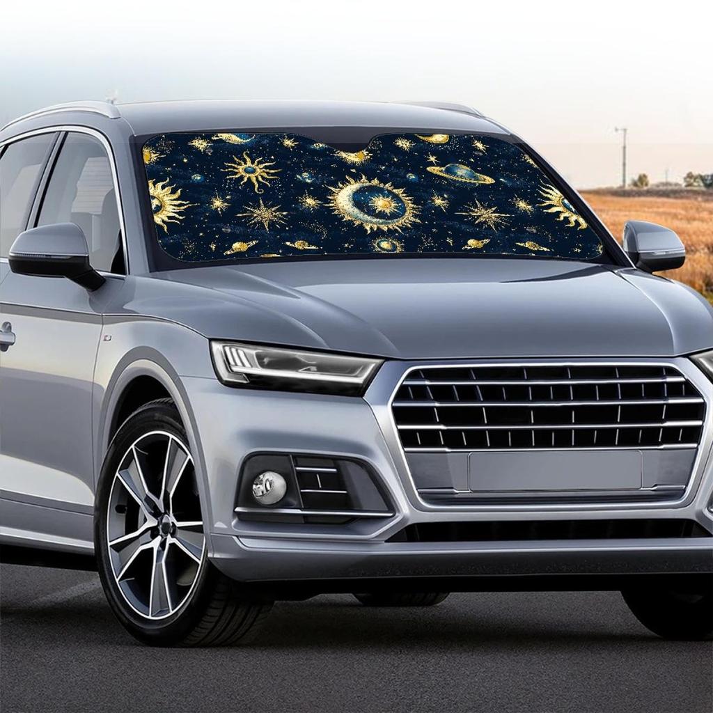 Temu Universal Foldable Starry Sky Car Windshield Sunshade