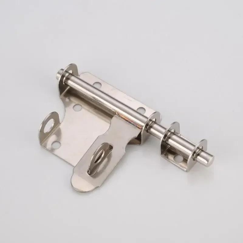 Stainless Steel Latch Security Door Bolts Mounted Locks Thickened Wooden Cabinet Latch Bathroom  Pin Door Left and Right Latch