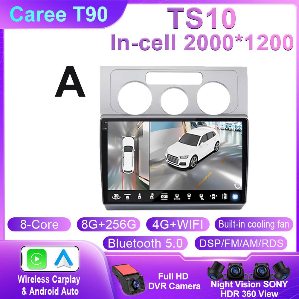 Car Radio For Volkswagen Touran 1 2003 - 2010 Wireless CarPlay Android Auto Car Intelligent Systems WIFI QLED No 2 Din 2din DVD