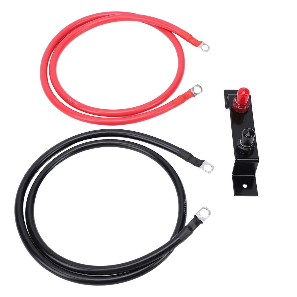 Car Remote Battery Terminals 4AWG 1.2M Battery Jump Post Relocation Kit for UTV ATV Car Trucks RV Tractor Boat