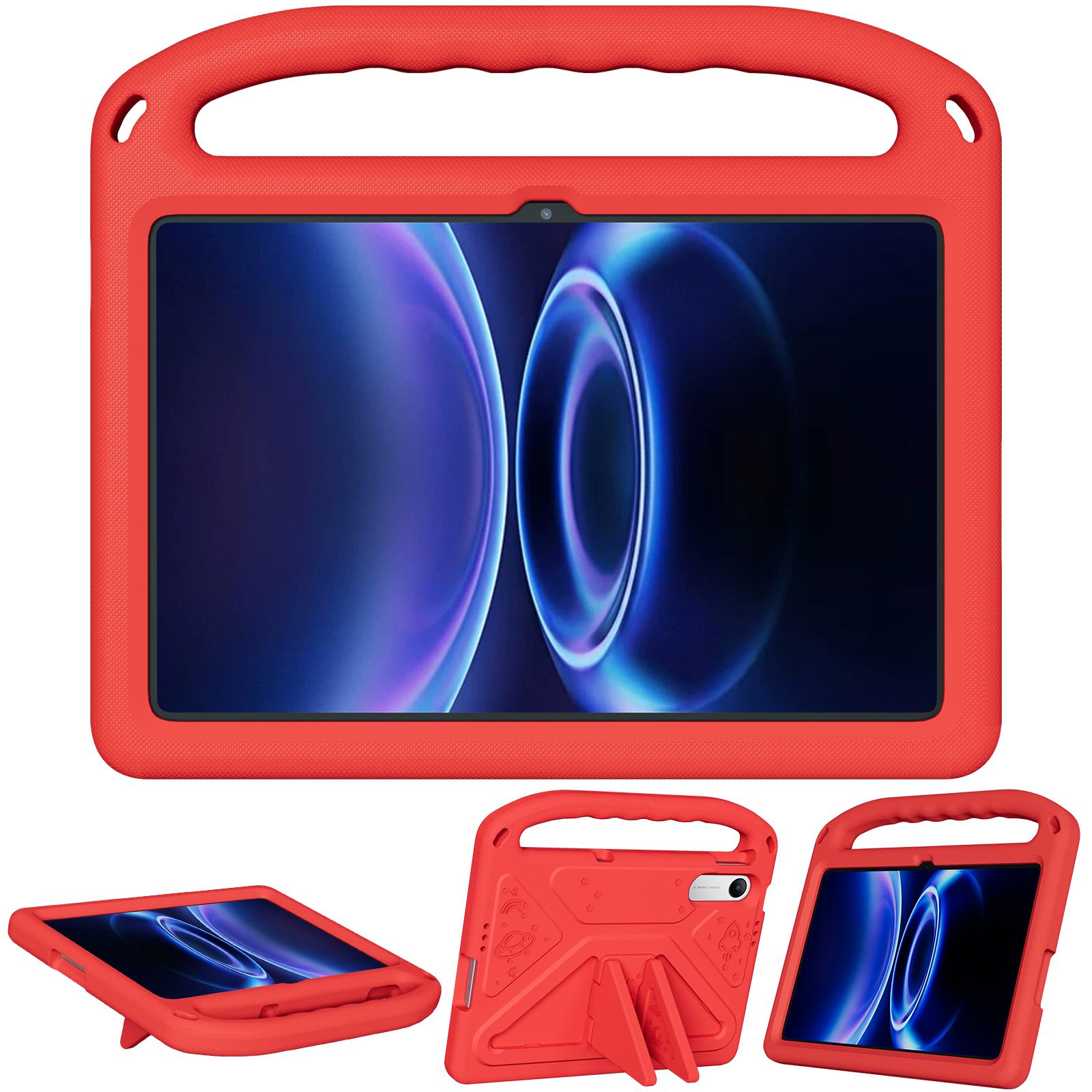 EVA Stand Case voor Redmi Pad 2 SE 9.7 inch Poco Pad C1 Kinder Handvat Kickstand Tablet Cover voor Redmi Pad 2 9.7  Shell Redmi Pad 2 SE 9.7 rood