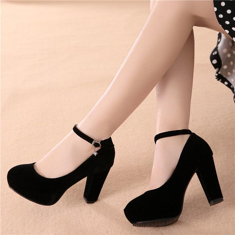 Tallas grandes 34-43 Tacones altos Negro Rojo Bombas Zapatos de Mujer  Plataforma Bombas de Boda Zapatos de Mujer comprar a buen precio — entrega  gratuita, reseñas reales con fotos — Joom