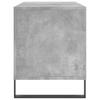 Record Cabinet Concrete Grey 100 x 38 x 48 cm Particleboard