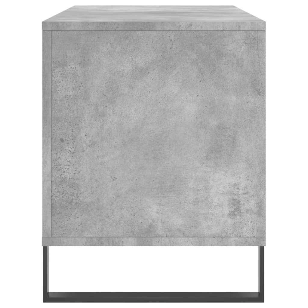 Record Cabinet Concrete Grey 100 x 38 x 48 cm Particleboard