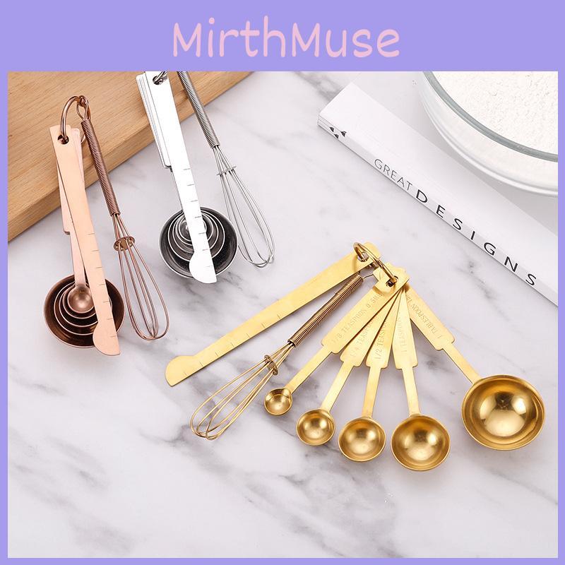 Chic And Modern Stainless Steel Measuring Spoon Set For Culinary And Baking Enthusiasts