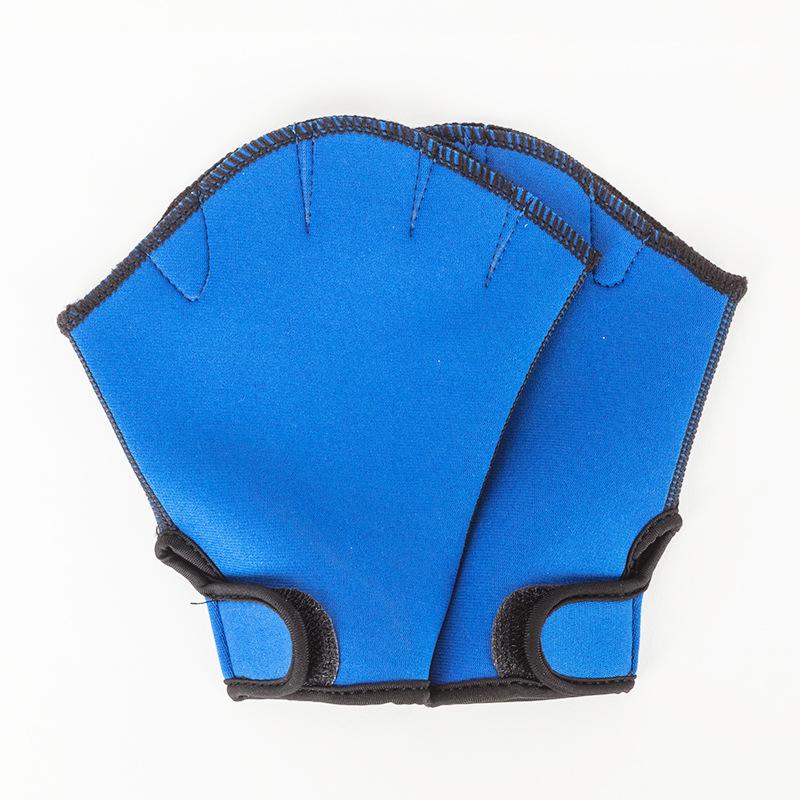 Neoprene Swimming Gloves & Flippers - Duck Feet Paddles for Swimming & Diving Training