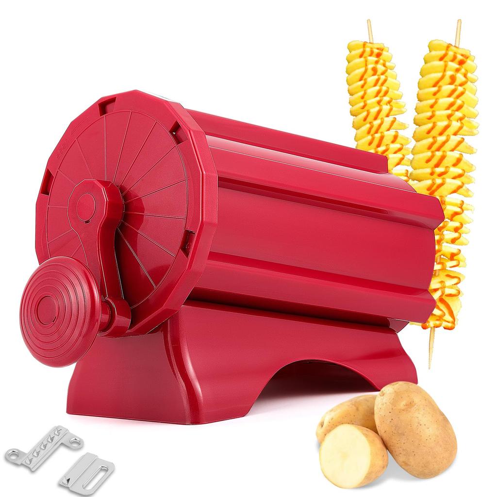 Spolehli Tornado Potato Mini Edition Summer Includes Cleaning Hurricane Spiral Potato Slicer with Easy No Sticker Film Hasselback Perfect for Night
