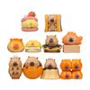 Ornaments Resin Capybara With Pudding Donuts And Sandwiches Design Gift For