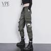 Army Green Women's Casual Loose Overalls - Trendy Street Style Leggings for Outdoor Activities, Neutral Fit
