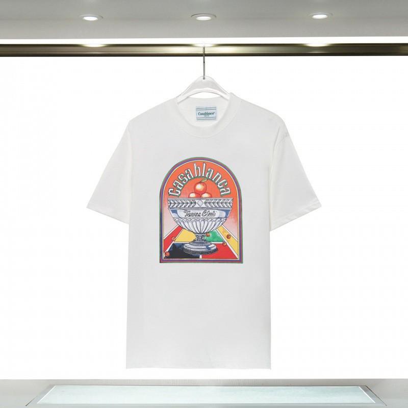 Unisex Cotton T-Shirt With Digital Print Letter Loose Fit Casual Wear
