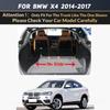 For BMW X4 F26 2014-2017 16 15 Auto Full Coverage Trunk Mat Lutehil Car Boot Cover Pad Cargo Liner Interior Accessories