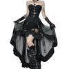 Sivrusn Halloweenský Cosplay Gotická Lolita Idol Gotická Lolita Mini Punk Párty Pódium Focení Velikost S Šaty, Černá, Kostým, Šaty, Roztomilý, Lolita,