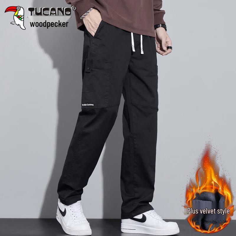 Tucano Men's Autumn/Winter Loose Straight Casual Workwear Pants