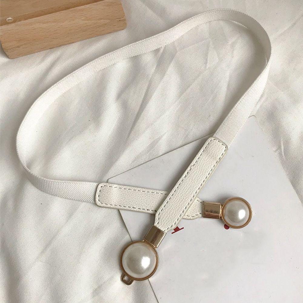 All-Match Rhinestone Thin Women Belts Waist Strap Waistband Elasticity