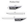 3D Metall Auto Blatt Brett Seitenaufkleber Auto Tür Aufkleber Karosserie Dekorative Klinge Aufkleber Für Chevrolet Z71 Onix Captiva Cruze Spark SS