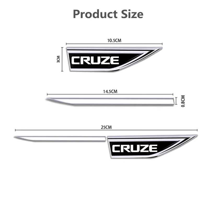 3D Metall Auto Blatt Brett Seitenaufkleber Auto Tür Aufkleber Karosserie Dekorative Klinge Aufkleber Für Chevrolet Z71 Onix Captiva Cruze Spark SS