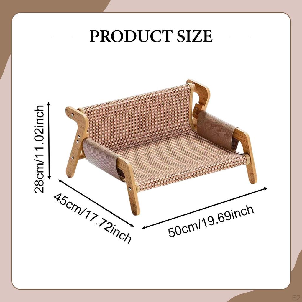 Cat Couch Bed Scratcher Nest for Indoor Cats Kitten Scratching Board Raised Lounge Chair