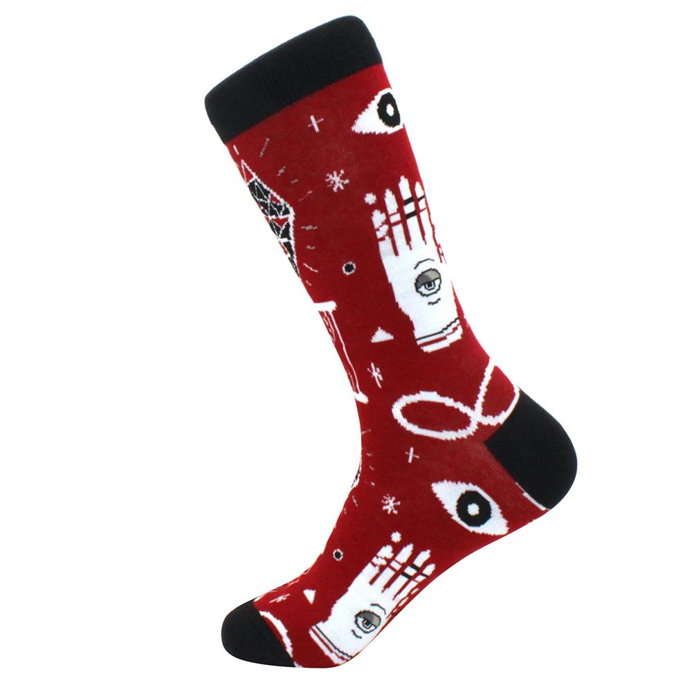 Fashion Funny Mens Socks Hip Hop Harajuku Kawaii Cartoon Cotton Socks Fruit Animal Beer Food Happy Casual Socks Gifts for Men