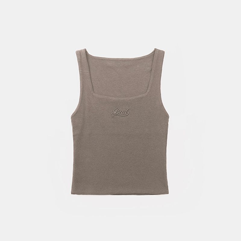 South Korea Badblood American Gyaru Cami Women Niche Slimming Square Collar Summer Sexy Base Top Fashion