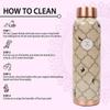 Elevate Your Hydration Game Pure Copper Water Bottle - Joint Less, Leak Proof (950ml)
