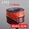 2Pcs 1.5Meter Car Flare Extension Wheel Rubber Wheel Eyebrow Protector Arch