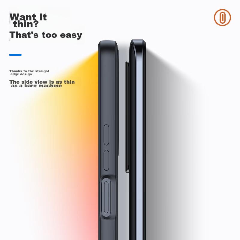BIAZE Phone Case for Redmi Note12Turbo, Redmi Note12Turbo Full Protection Shockproof Ultra-Thin Heat Dissipation Frosted Liquid Soft Case JK298 Black
