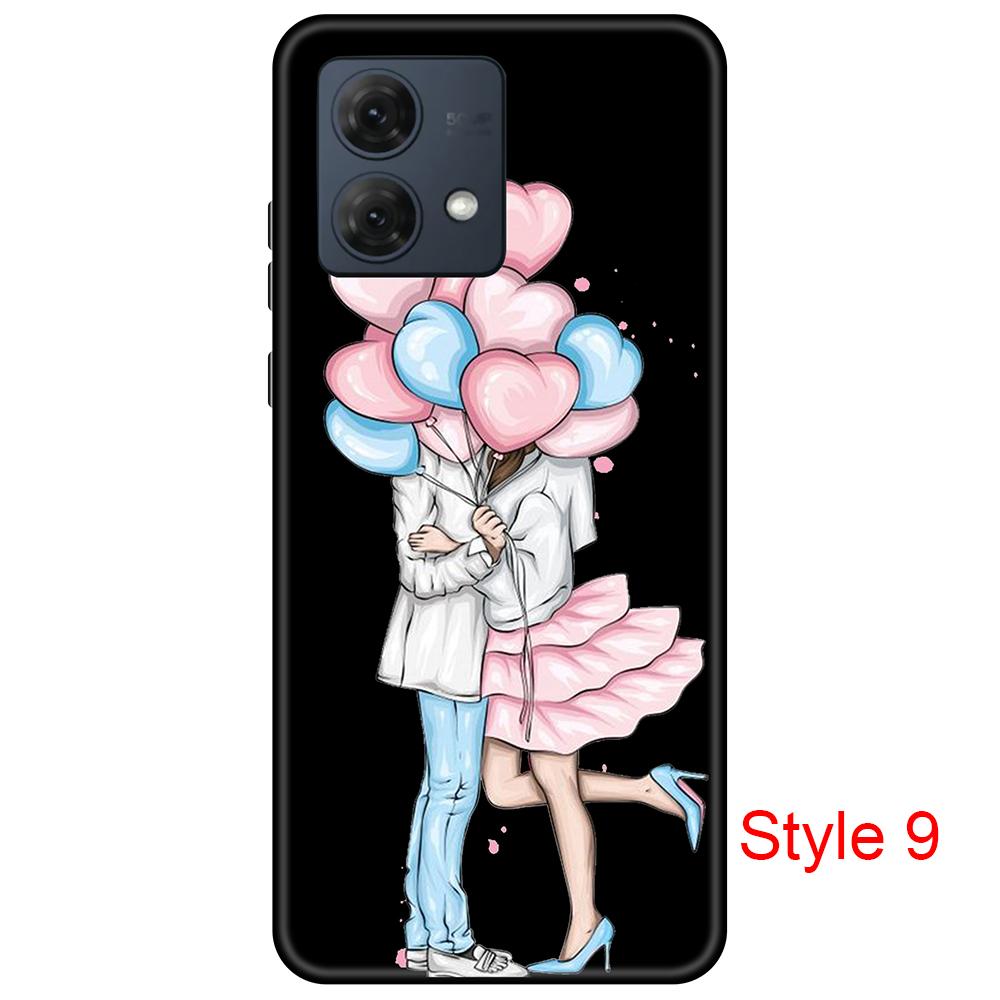 For Motorola Moto G84 Case Pretty Girl TPU Soft Silicone Cover Phone Cases for MotoG84 Protector Bumper Coque