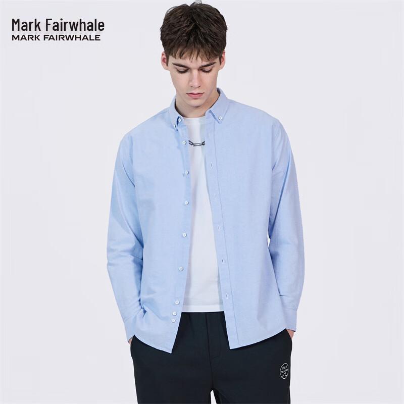 Mark Fairwhale Men's Pure Cotton Long-Sleeve Shirt