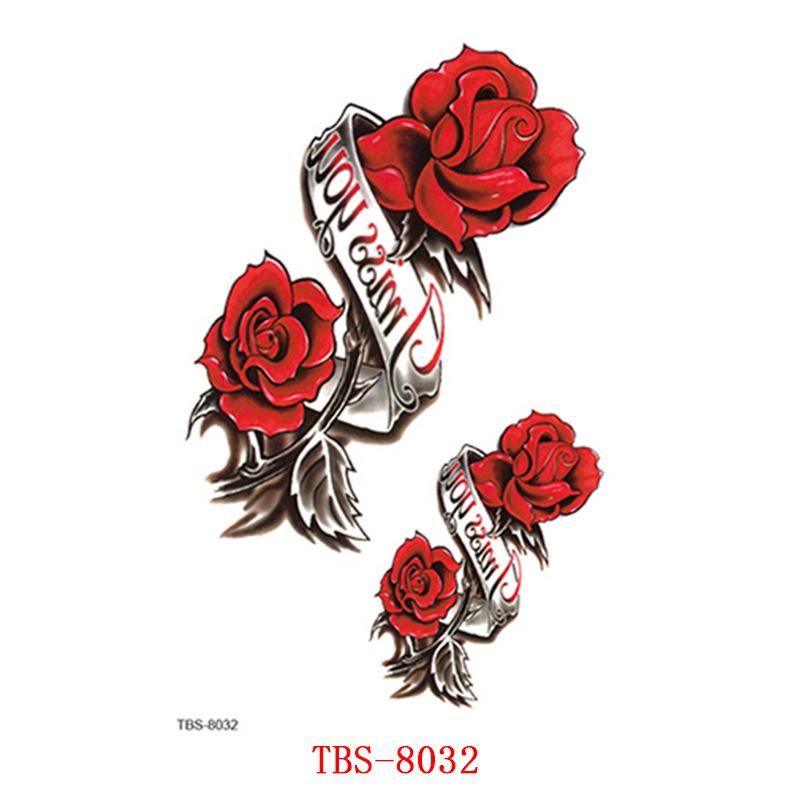 Waterproof Tattoo Sticker, Small Flower Arm, Totem, Semi-Permanent Tattoo Sticker Tattoo