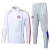 Conjunto de Jaqueta Retrô Temporada 25/26, Camisa de Treino de Futebol de Manga Longa, Uniforme da Equipe-Cinza