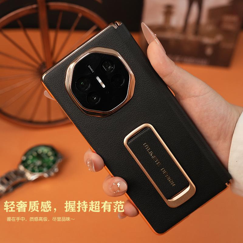 Applicable to Huawei MateX5 mobile phone case 270 ° wristband rotating bracket X6 seconds to XT dual central axis anti-drop rear case