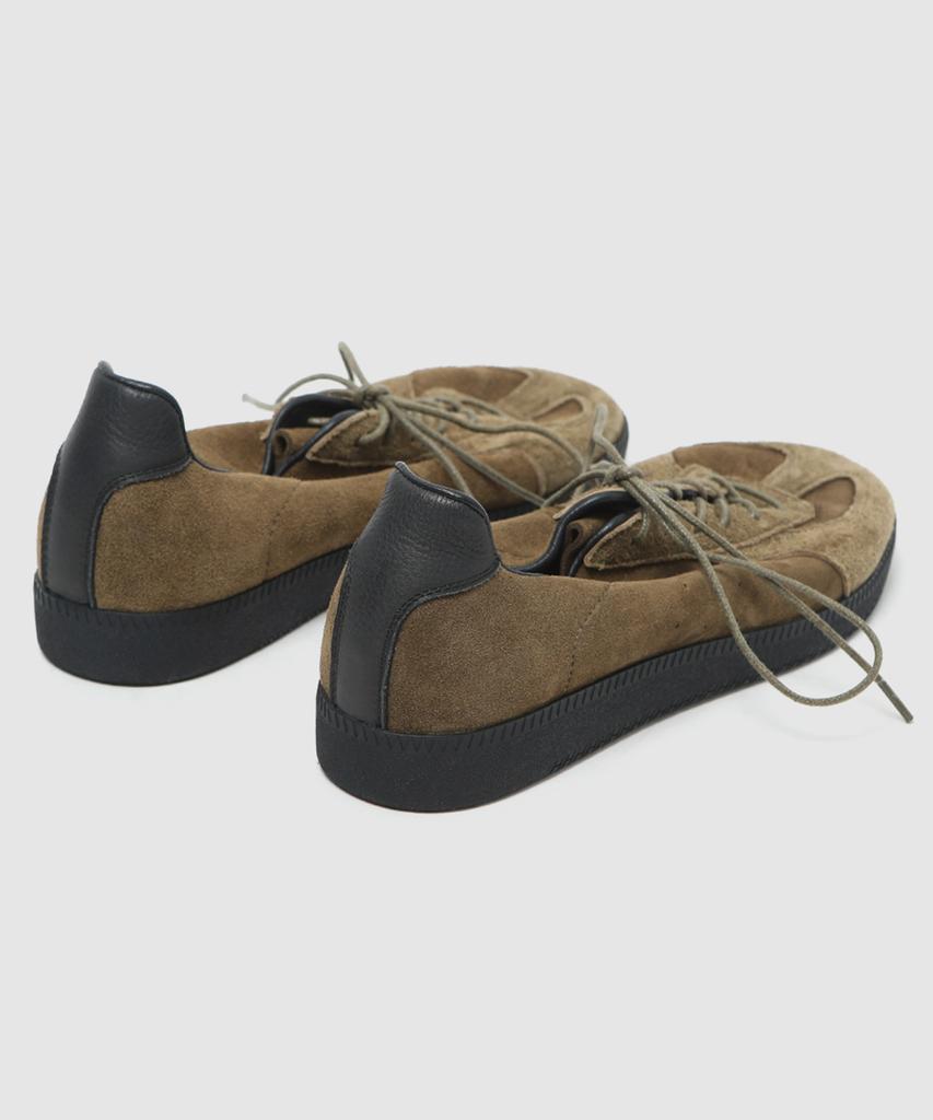 Wetheroad Wtrd3125 Other Suede Washed German Army Sneakers Khaki
