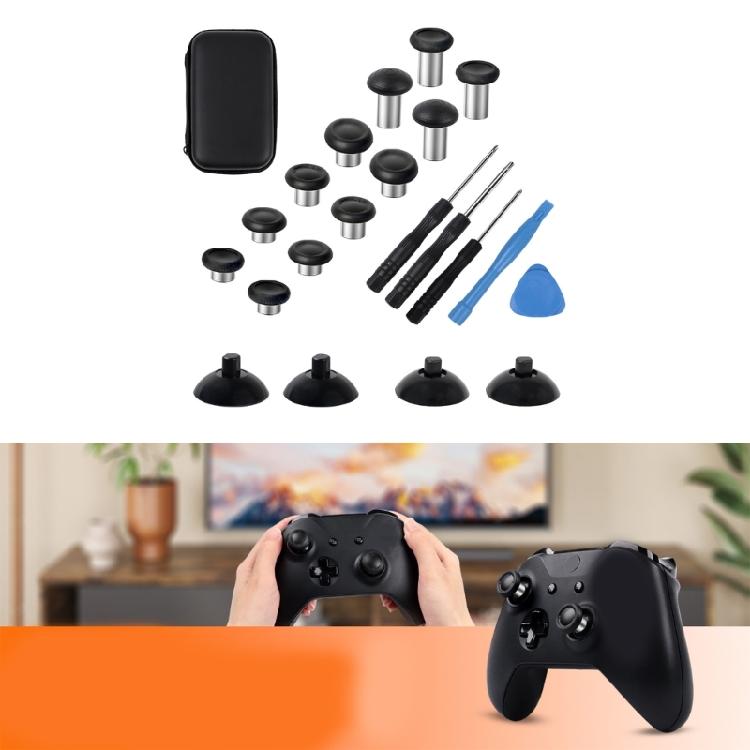 Náhradní krytky analogových páček Thumbstick Grip Analogové páčky Joysticku pro ovladač Univerzální krytka páčky s nástrojem na páčení