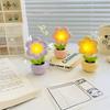 with Battery Flower Night Light LED Ambient Lights New Bedside Lamp  Gift