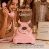 Retro Voice Message Phone Retro Audio Guest Book Phone Recorder with Voicemail Best Wishes for Bridal Shower