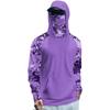 Lightweight Hooded Sun Protection Shirt Full Face Cover Long Sleeve Rash Guard Shirt for Outdoor Activities Breathable Quick Dry Fabric