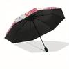1pc Sanrio Characters WreathUmbrella with Plastic Handle,Suitable for All Seasons Home Travel Outdoor UmbrellaSanlio158